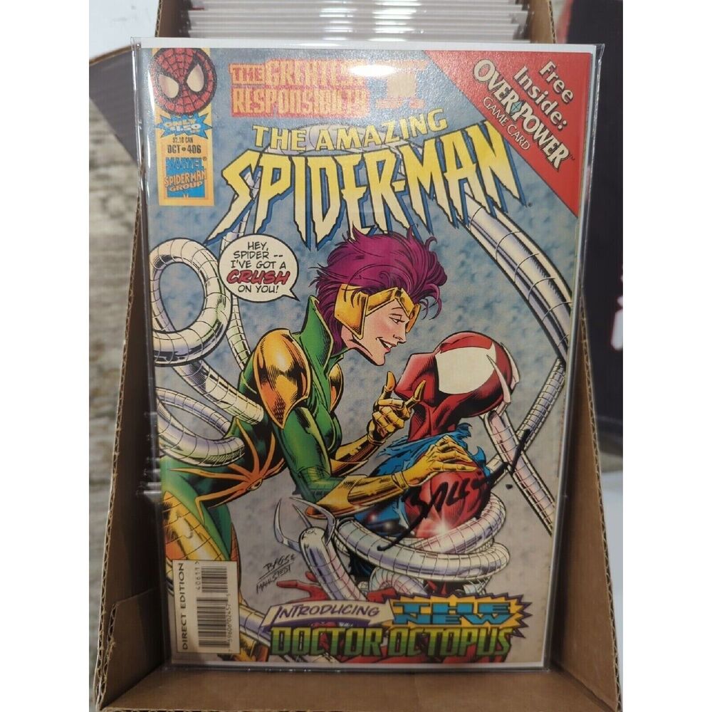 Amazing Spider-Man #406 "Signed by Mark Bagley" 1st App Ladyโ Octopus